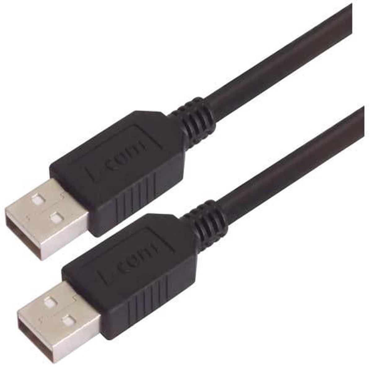 Black Premium USB Cable Type A - A Cable 0.75m