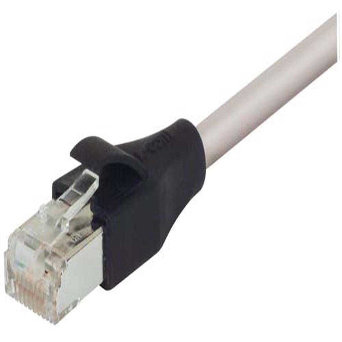Shielded Cat 6 Cable RJ45 / RJ45 PVC Jacket Gray 3.0 ft