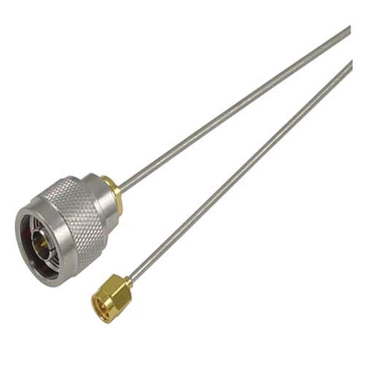 .085 Semi-Rigid N-Male to SMA-Male Cable 18 inch